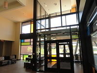Inside the entrance